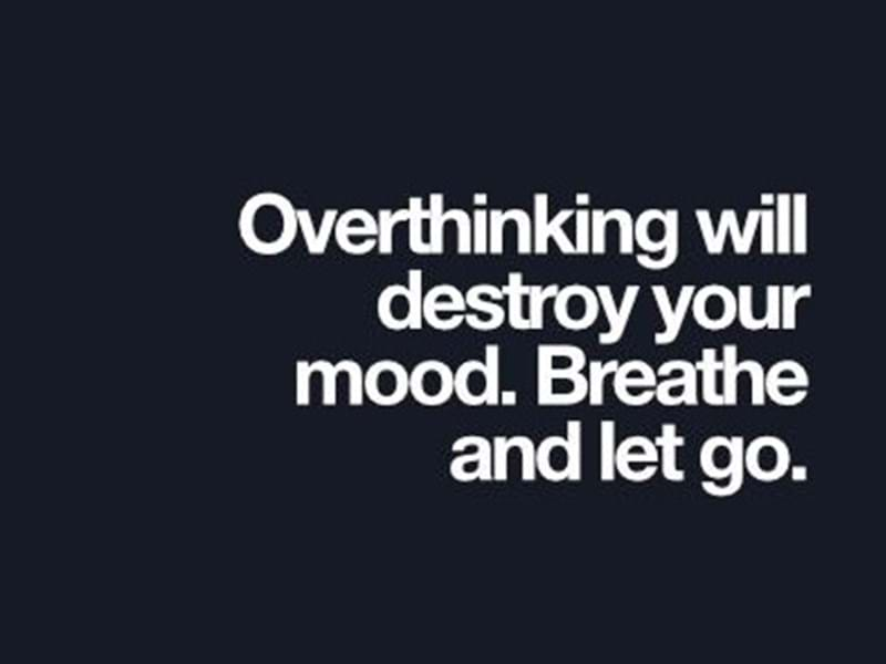 Overthinking. Hmmm, should I publish this or not? Ah go on...