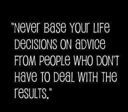 Things I've learnt this week... Life lessons from me - read at your peril.