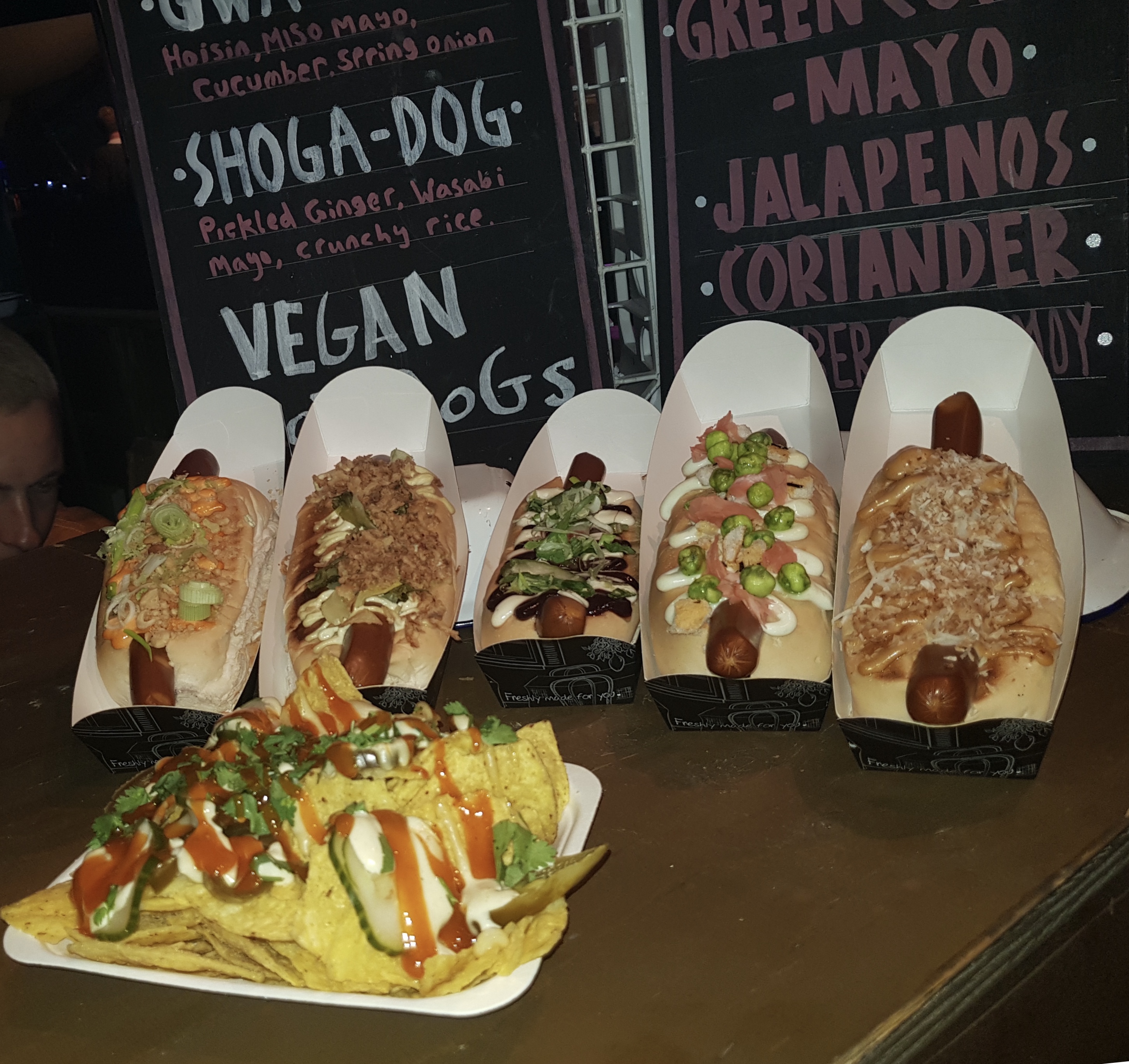 Secret Cinema Vegan Hotdog stand